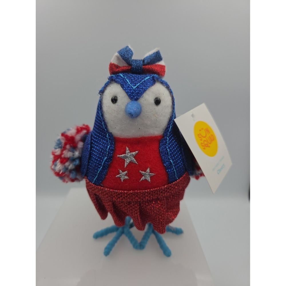 Target Sun Squad Summer Pom Pom Fabric Bird Featherly Friends 2025 NWT ~ Cheery